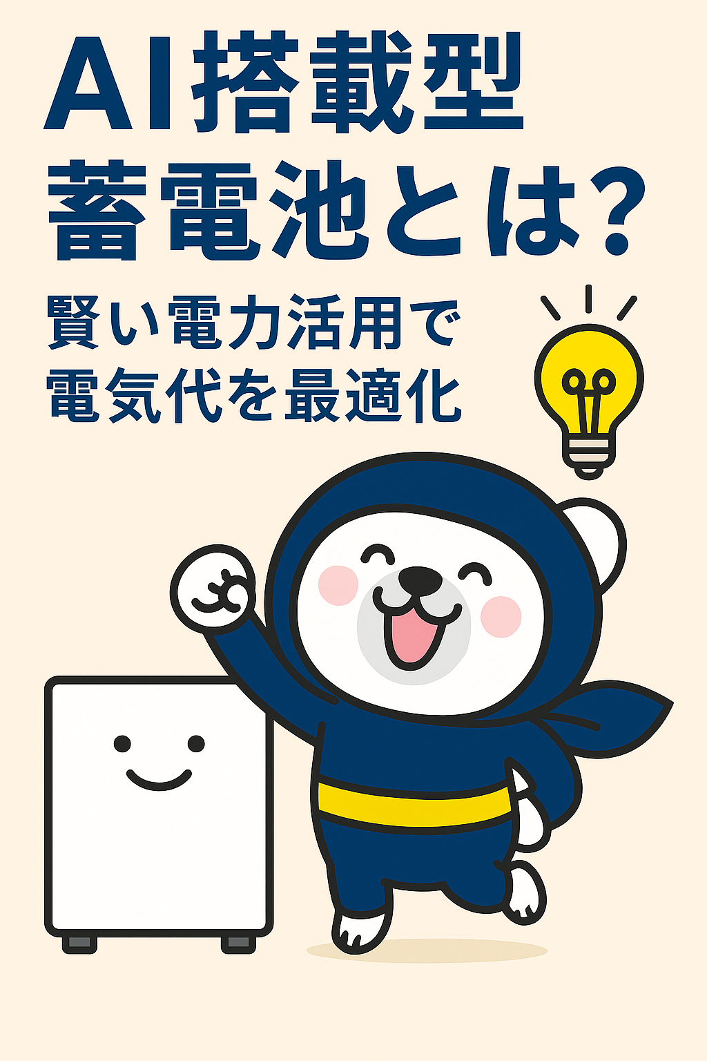 AI搭載型蓄電池とは？