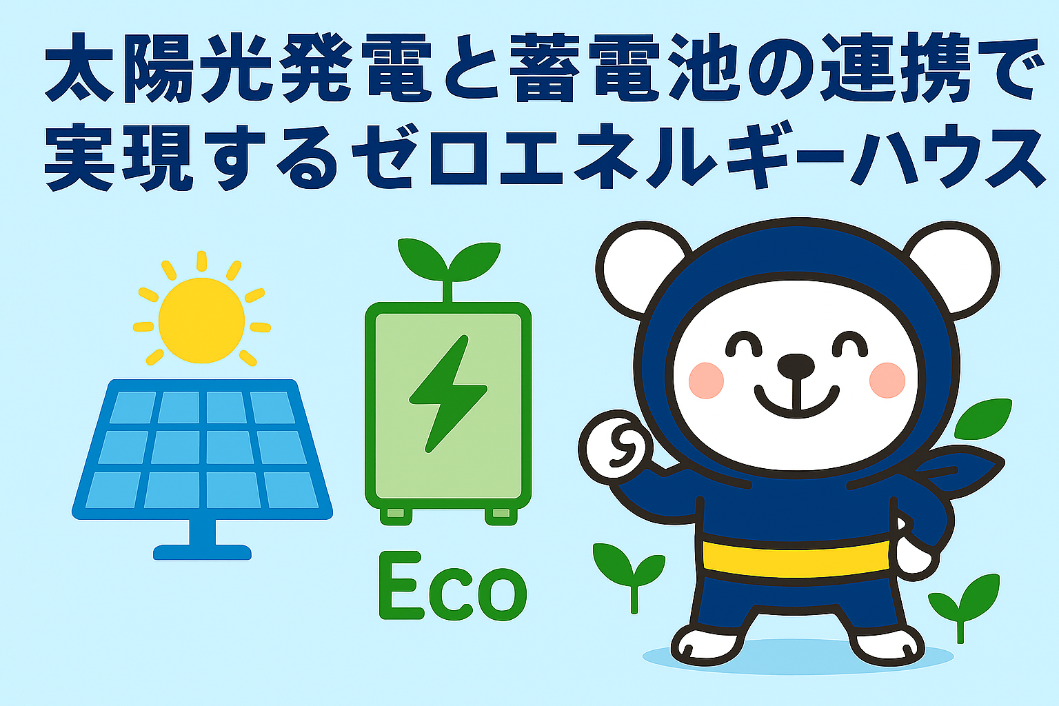 太陽光発電と蓄電池の連携で実現するゼロエネルギーハウス