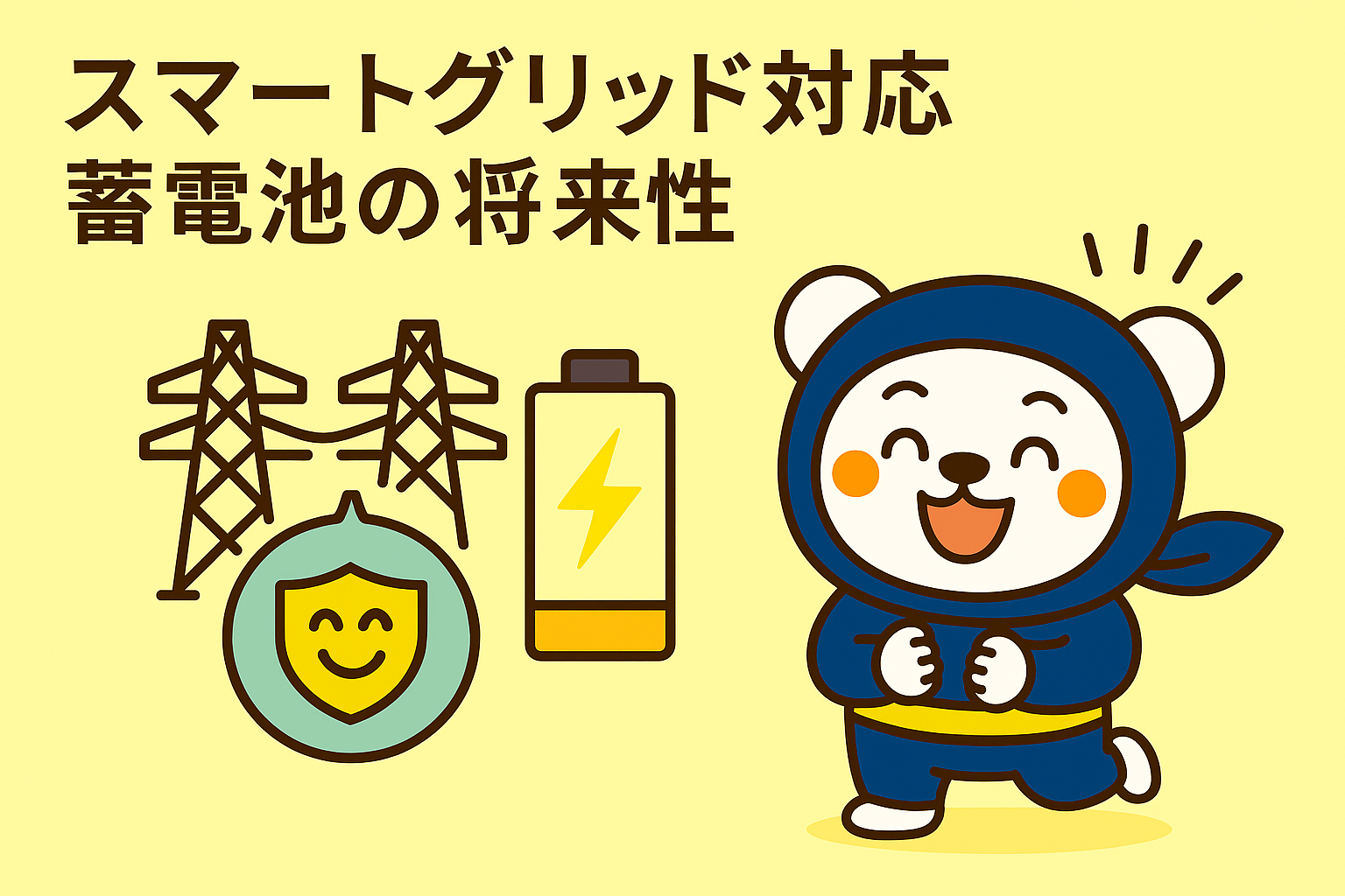 スマートグリッド対応蓄電池の将来性